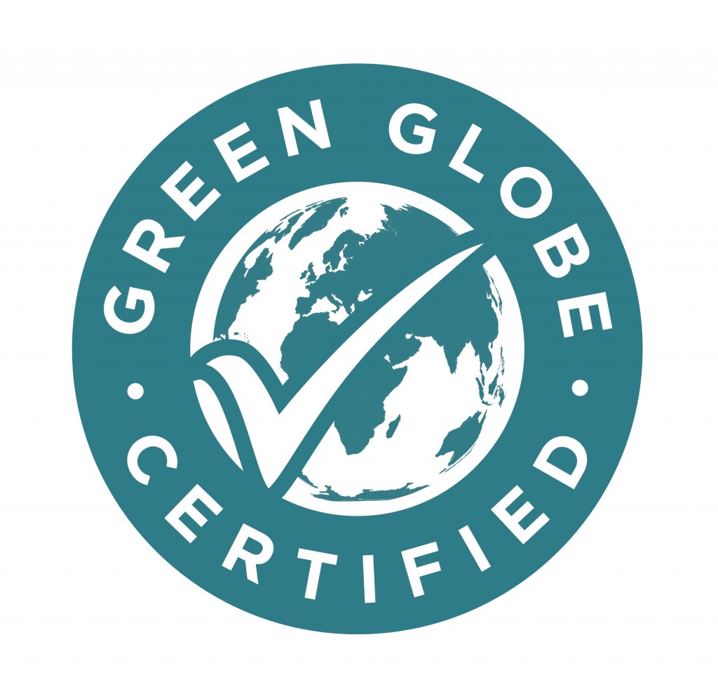 人と環境に優しい施設を運営しているとして、SBMは「グリーン・グローブ認定」を取得